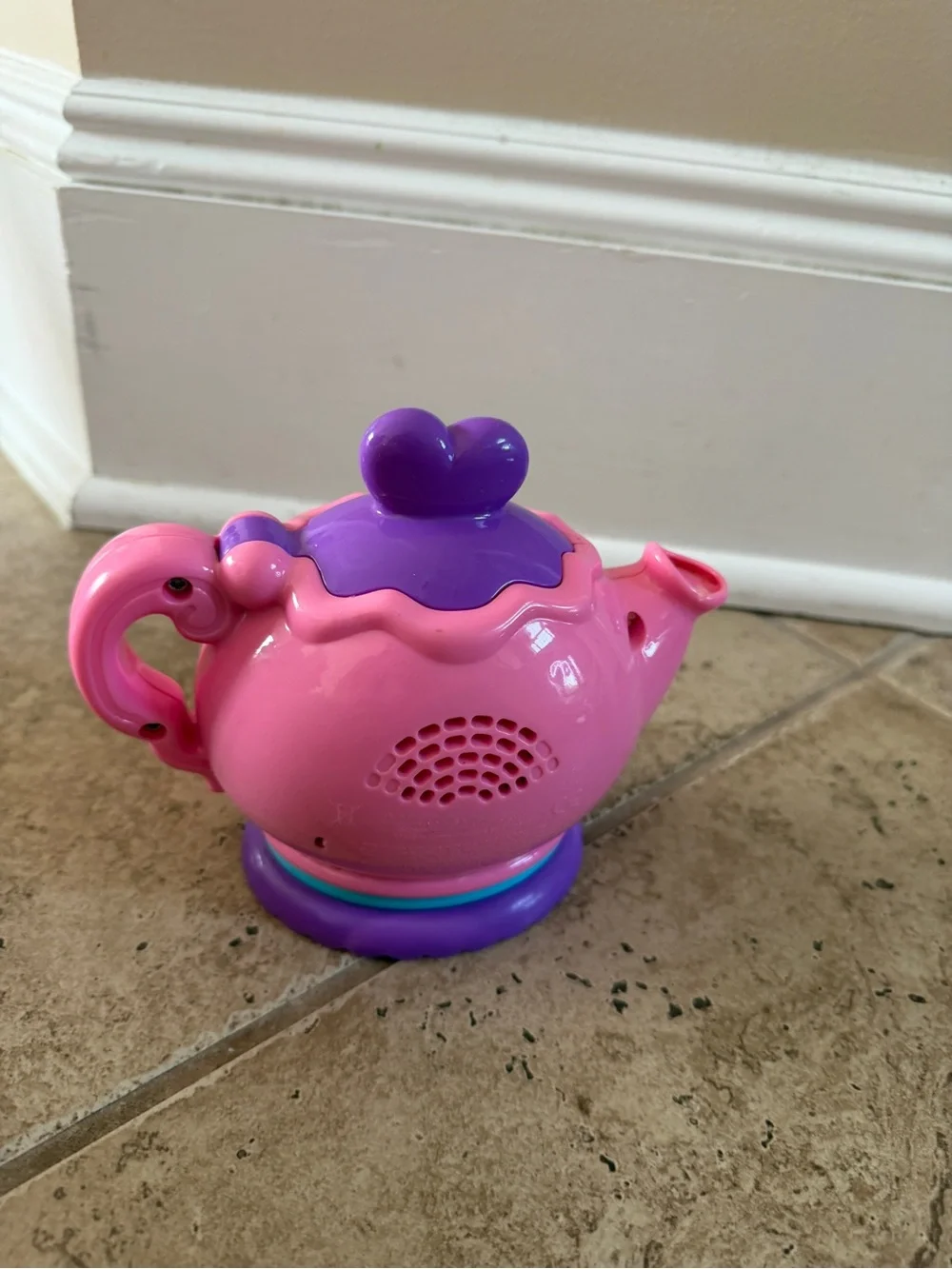 LeapFrog Pink & Purple Musical Teapot Toy Tea Time Girls Kids